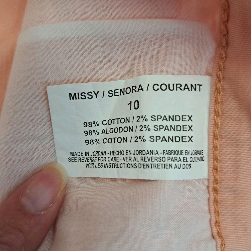Vintage America Blues Boho Shorts Women's Size 10 Pink - Picture 5 of 8